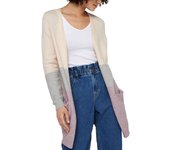 Cárdigan Only Queen de manga larga multicolor para mujer
