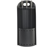 CHIMENEA SET 3 ACERO INOX 11X2X51 NEGRO CH199565