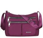 Large Capacity Shoulder Bag Durable Nylon Korean Style Shopping Mommy Bag 3 Layers Crssbody Bag Women Outdoor