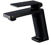 Imex Fiyi BDF016-1NG grifo monomando negro para lavabo de latón con discos cerámicos
