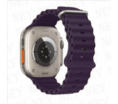 Ocean silicone strap for Apple Watch Ultra2 49mm 45mm 40mm 44mm 41mm sport bracelet for apple watch bands serie 9 8 7 6 5 4 3 SE