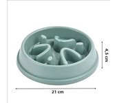 Pet Supplies Dogs and Cats Slow Food Bowl Puzzle Non-Choking Non-Slip Slow Feeder Thickened Plastic Plate Bowl Pet Feeding Bowl