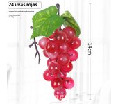 ​Artificial Frosted Grape Bunch Realistic Feeling Perfect Home Decoration Photography Props Vine Winding Makes Life More Colorfu