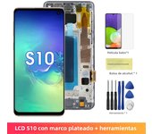 Screen for Samsung Galaxy S10 Plus S10+ G975 G975F Lcd Display Digital Touch Screen  with Frame for Samsung Galaxy S10 Assembly