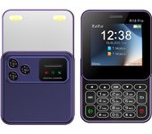 SERVO 90° Rotating Side Slider Phone 2G GSM FM Radio Flashlight Magic Voice MP4 Dual SIM Cards 2.4" Mini Rotatable Mobile Phones