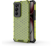 2 in 1 Full Protection Shockproof Case for OPPO A2X A1X A1 Reno 12 11 11F 10 9 Pro 5G Honeycomb Translucent Armor Cover