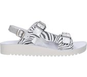 Sandalias de Niña KICKERS 894882-30 ODYSUMMER 161 ARGENT ZEBRE