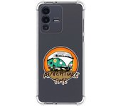 Funda Silicona Antigolpes para Vivo V23 5G diseño Adventure Time Dibujos