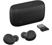 Auriculares internos Jabra Evolve2 Buds MS (Bluetooth, inalámbrico, USB-C, estuche de carga)