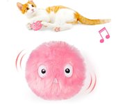 Smart Interactive Ball Catnip Cat Toys Pet Toy Cat Chirping Moving Plush Toy 3PCS