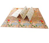 ALFOMBRA DE JUEGOS DE LA MARCA ASALVO GRANJA/CIUDAD 120X180 cm REVERSIBLE