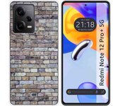Funda Silicona para Xiaomi Redmi Note 12 Pro+ Plus 5G diseño Ladrillo 02 Dibujos