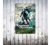Xenoblade Chronicles 2 Hikari Poster Vintage Tin Sign Metal Sign Decorative Plaque for Pub Bar Man Cave Club Wall Decoration