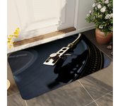 1pc Technics Turntable 1200 Dj Bathroom Absorbent Mats Anti-Slip Mats Home Decor Supplies Carpets Home Kitchen Floor Mats