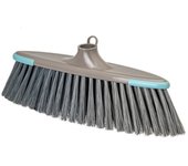 Vigar - Escoba Basic Canoa Suelos Delicados Con Paragolpes - Ideal Para Limpiar Suelos Delicados - Escoba Con Paragolpes Para Proteger Tus Muebles y Paredes - Cerdas Suaves Pero Efectivas - Escoba Ideal Para Pisos De Madera O Cerámica