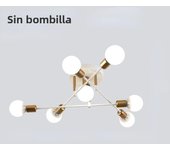 Simple Retro Iron Chandelier Lighting Vintage Spider Chandelier Modern Ceiling Lamp for Living Room Lighting Lights Fixture