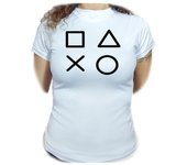 MERCHANDMANIA CAMISETA MUJER simbolos videojuegos consola mando famosos woman tshirt