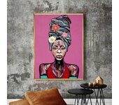 Erykah Badu Singer Poster Frameless Poster Kraft Club Bar Paper Retro Poster Mural Bedroom Study Decoration Painting