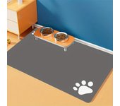 1pc Soft Non-slip Pet Mat For Dogs, Puppy Food Mat, Super Absorbent Quick Dry Dog Floor Pad Pet Bowl Mat For Food And Water, Eas