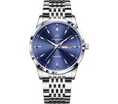 Top Brand Luxury 2024 Men Quartz Watches Original Watch for Man Waterproof Luminous Date Week Stainless Steel Wristwatch Male