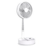 PORCHEDDU Ventilador portátil oscilante con control remoto, ventilador de escritorio plegable, mini ventilador USB de 8 pulgadas 7200 mAh, ventilador de piso Silencioso para Oficina, dormitorio, camping
