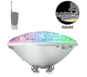 Iluminación llevada de la piscina, luz de la piscina de 18W Par56 Rgb. Spotlight subacuático con la iluminación teledirigida de la piscina, 12V fe de la lámpara de la piscina de la prenda impermeable de AC/DC Ip68