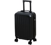 LUTODY - Equipaje de cabina trolley, Maleta de mano 4 ruedas giratorias 360º, Cerradura anti robo, Combinación numérica, ABS semirígida, Asa telescópica, Interior con compartimento