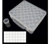 24/30/60 Bottles 5D Diamond Painting Tools Storage Box Diamond Painting Accessories Tools Bead Mosaic Storage Container Case