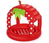 Bestway Piscina Hinchable Infantil con Techo Suelo Acolchado 91x91x91 cm +2 Años Jardin 52387