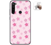 Tumundosmartphone Funda Gel Tpu para Xiaomi Redmi Note 8T diseño Flores Dibujos