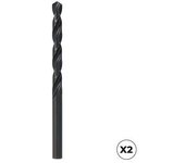 Pack con 2 Brocas Cilíndricas Cortas HSS DIN 338N 1,00mm - Izar IZ27401