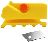 Cortador para rascadores de gatos, cortador de cartón con forma de gatito impreso en 3D, herramienta manual para cortar cartón, herramienta para hacer tiras de cartón para rascadores de gatos (negro)