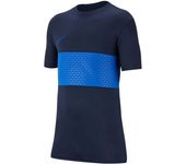 Camiseta de Manga Corta Nike Academy Top para niños en color azul
