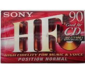 Cinta de cassette Sony HF 90