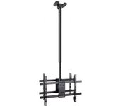 Soporte de Techo Giratorio/ Inclinable/ Nivelable TooQ LPCE2286TSLI-XL-B para 2 TV de 43-86'/ hasta 100kg
