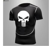Men's Shirt Gym Workout Fitness Compression Shirts Rash Guard Short Sleeve Undershirts Baselayer Athletic Tshirt Tees Tops Mens