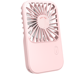 Pequeño de Mano 3 Velocidades Banco de Energía para Oficina, Hogar, Fitness Ventilador Portatil, Ventilador USB Mini