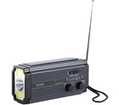 Radio Solar, Radio DE LA Manivela de AM/FM, Radio Portátil DE LA Emergencia con La Batería recargable 5000 mAh, Antorcha de 3 Modos LED