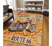 Vintage Classic Motorcycle Garage 3D Printed Carpet Living Room Retro Race Car Large Rug Home Decor Bedroom Non-Slip Floor Mat