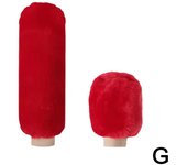 2Pcs Car Handbrake Grip Covers Gear Shift Knob Cover Handle Plush Sleeve Soft Warm Hand Brake Car Accessories for Girls
