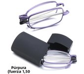 Folding Reading Glasses for Men and Women Telescopic Legs Rotation Presbyopia Eyeglasses Includes Glasses Case Strength+1.0-4.0