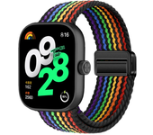 Braided Solo Loop For Redmi Watch 4 Magnetic Buckle Strap Watchband  For Xiaomi mi Band 8 Pro Adjustable Bracelet Wristband Band
