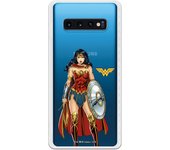 Funda original compatible con Samsung Galaxy S10 Plus - JL Wonder Woman Escudo