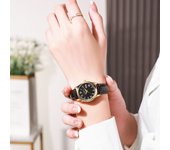 CHRONOS Luxury Ladies Dress Watch Waterproof Date Woman Wristwatch Leather Women Quartz Watches reloj+box