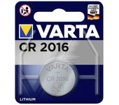 Pila Alcalina CR2016 3V Varta - Larga Duración