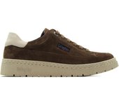 Callaghan 55815 Zapato deportivo casual,de piel, con cordones y suela blanca de goma,ante,serraje,nobuk, para señora