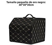 Car trunk storage box Large Capacity Auto Multiuse Tools Organizer Box Stowing Tidying Leather Folding For Emergency Storage Box