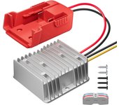 18V to 12V Step Down Converter for Milwaukee M18 Power Wheel Battery Adapter DC 12V 20A 240W Inverter Automatic Buck Converter
