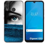 Funda Silicona para Gigaset GS3 diseño Ojo Dibujos