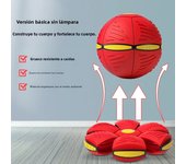 Blue Flying Saucer Ball Outdoor Parent Children Toy Foot Magic Deformation Foot Pressure Decompression Vent Ball